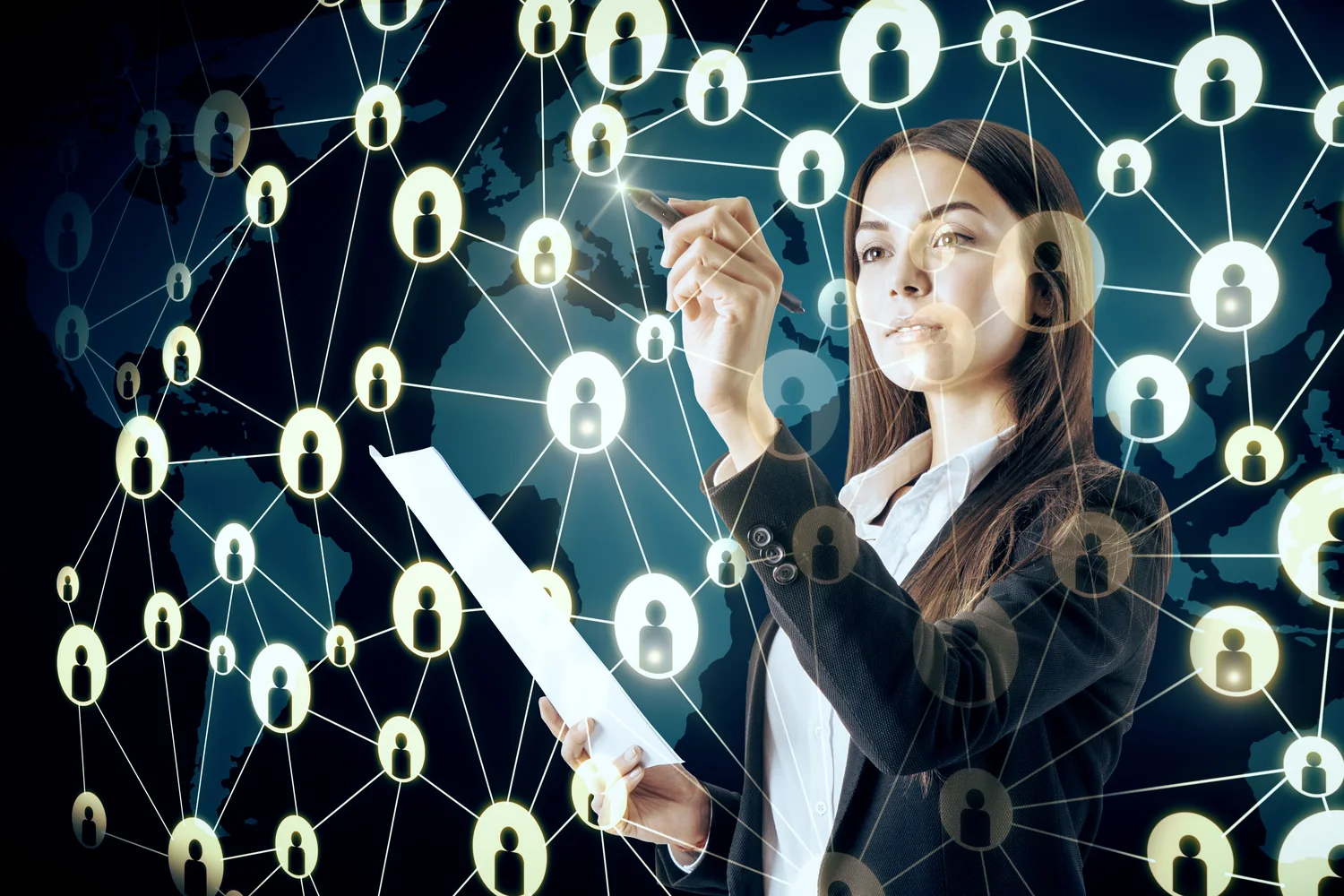 PeopleTech AI connected human growth network